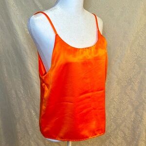 Vintage P.D.T. (Pieces Detachee) Orange Tank Size Medium